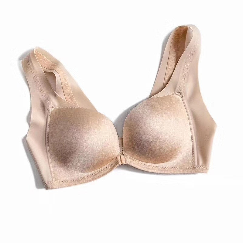 Thick Wireless Front Closure Bra for Women