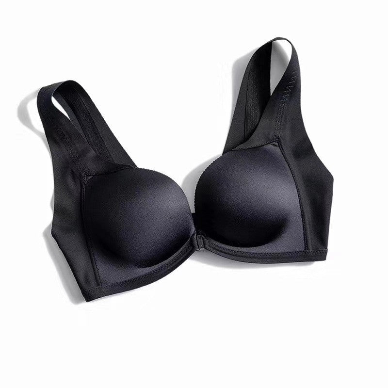Thick Wireless Front Closure Bra for Women