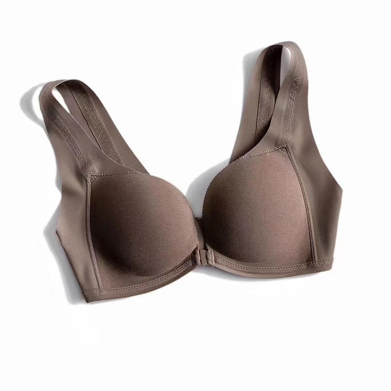 Thick Wireless Front Closure Bra for Women